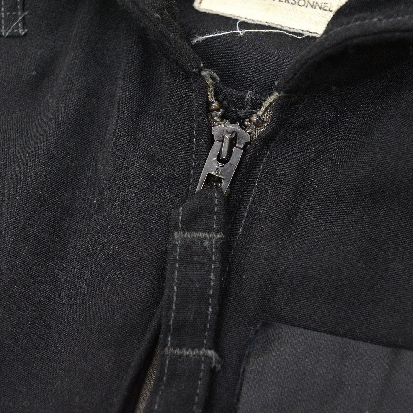 1980's U.S.MILITARY EXPERMIENTAL ARAMID BLACK COVERALLS / EXTREMELY RARE ... 42R