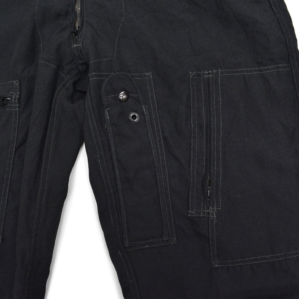 1980's USMILITARY EXPERMIENTAL ARAMID BLACK COVERALLS / EXTREMELY RARE... 42R