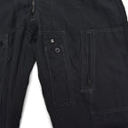 1980's U.S.MILITARY EXPERMIENTAL ARAMID BLACK COVERALLS / EXTREMELY RARE ... 42R