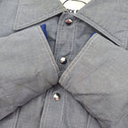 1970's BLACK BEAR NYLON DOWN JACKET / GRAY ... M