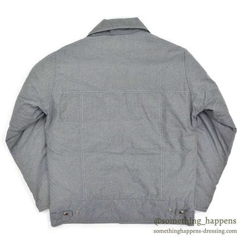 1970's BLACK BEAR NYLON DOWN JACKET / GRAY...M