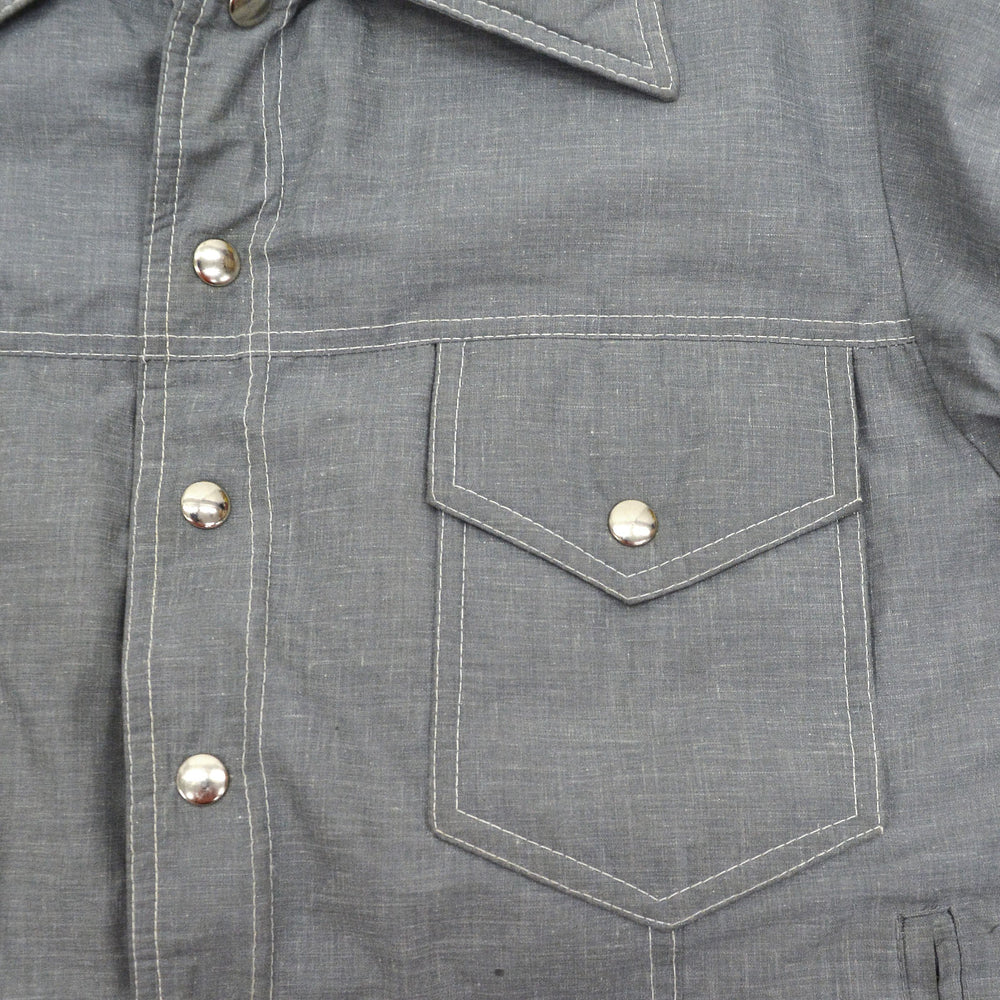 1970's BLACK BEAR NYLON DOWN JACKET / GRAY...M