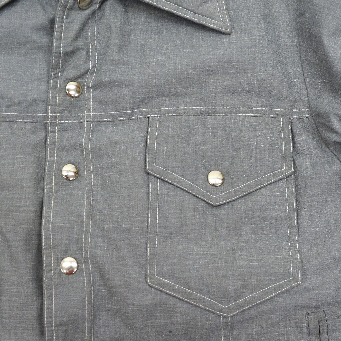 1970's BLACK BEAR NYLON DOWN JACKET / GRAY ... M