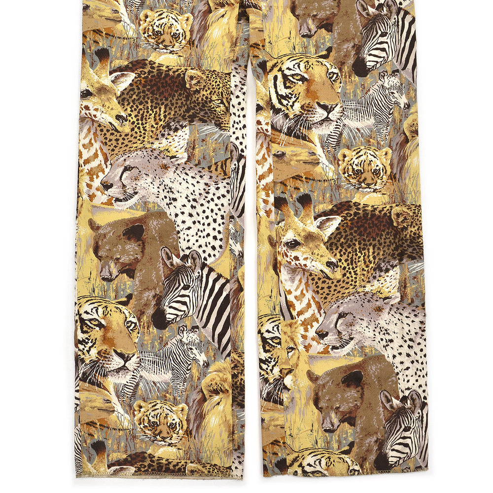 1970's BOB ALLEN ANIMAL PRINT SAFALI PANTS ... W36