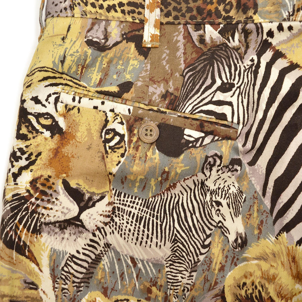 1970's BOB ALLEN ANIMAL PRINT SAFALI PANTS ... W36