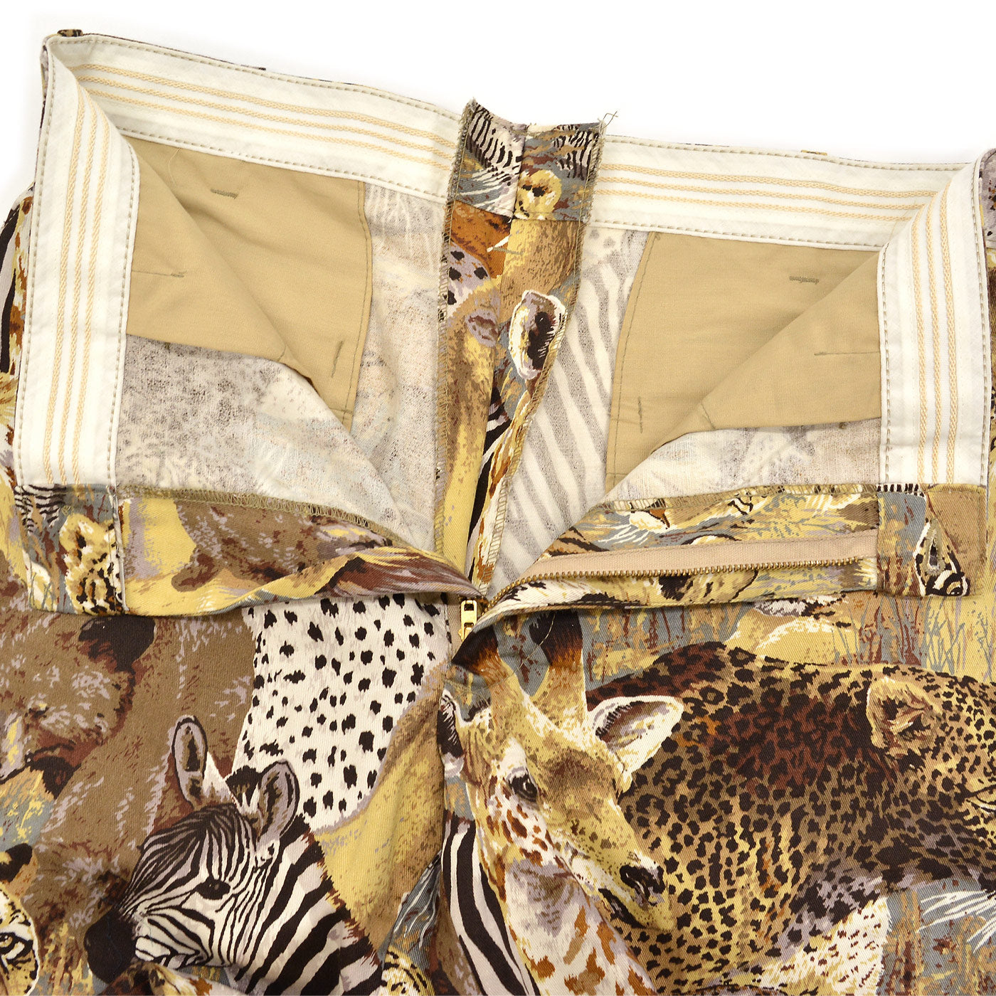 1970's BOB ALLEN ANIMAL PRINT SAFALI PANTS ... W36