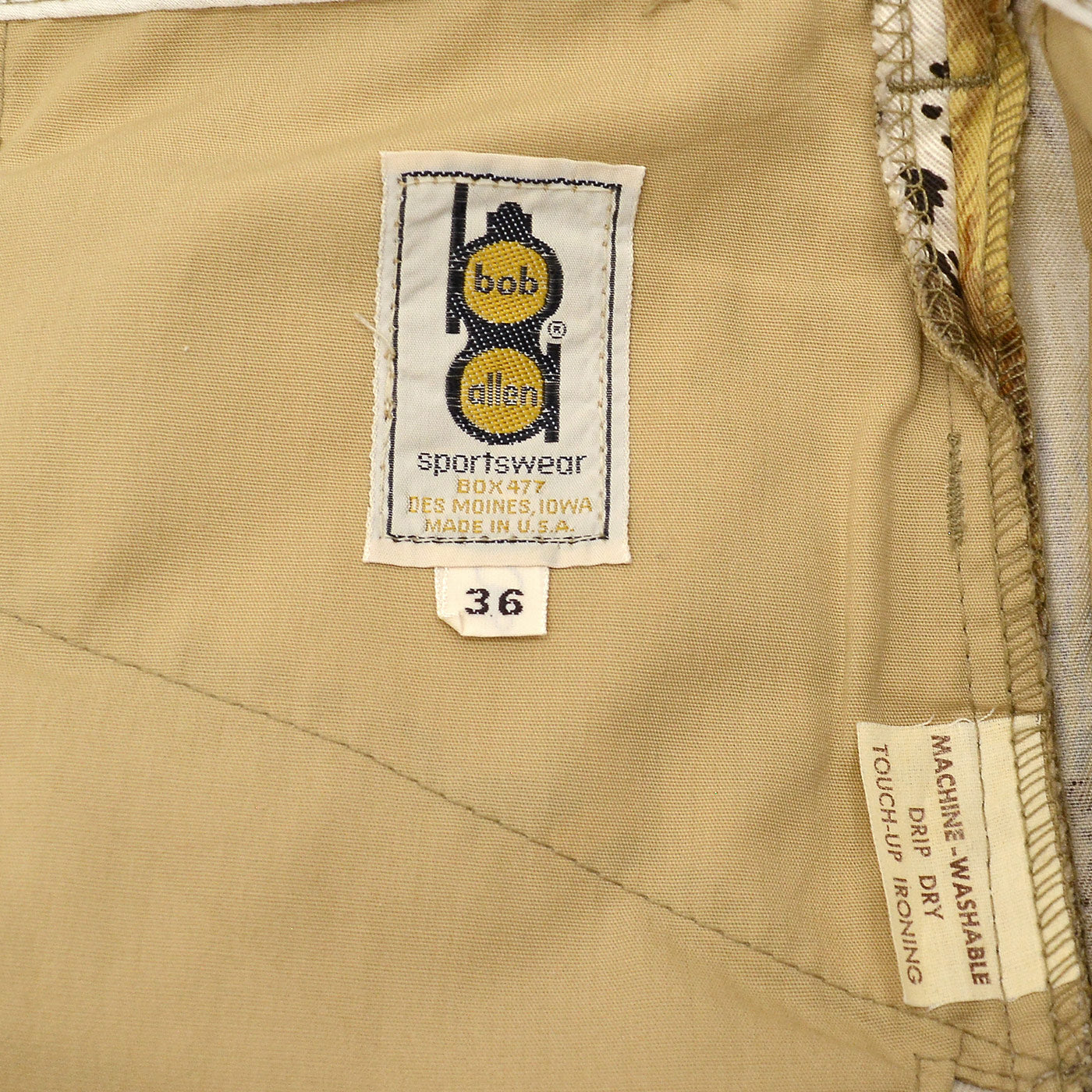 1970's BOB ALLEN ANIMAL PRINT SAFALI PANTS ... W36