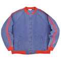 1970s BROOKS BROTHERS LINED COTTON ZIP-UP JACKET ... XL