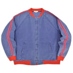 1970s BROOKS BROTHERS LINED COTTON ZIP-UP JACKET ... XL