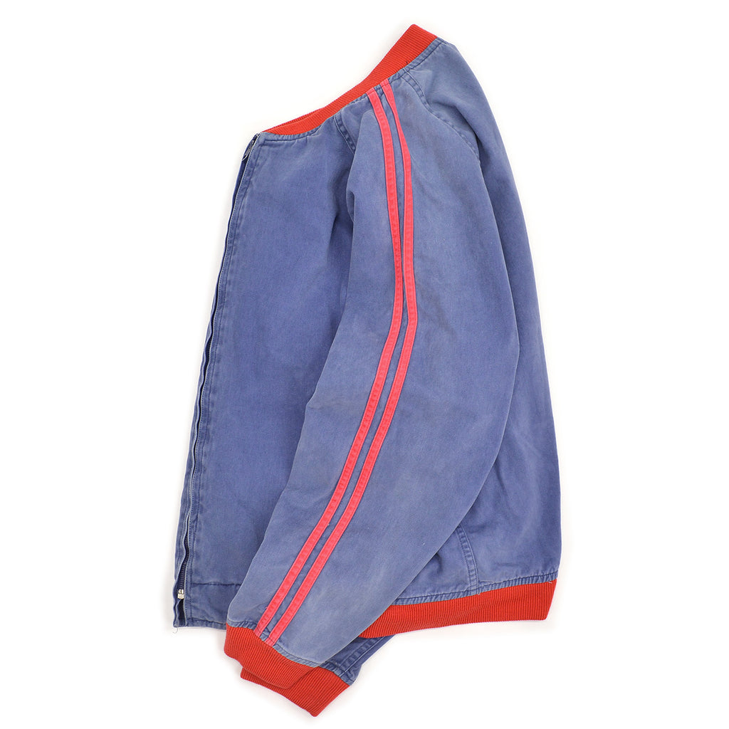 1970s BROOKS BROTHERS LINED COTTON ZIP-UP JACKET ... XL