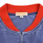 1970s BROOKS BROTHERS LINED COTTON ZIP-UP JACKET ... XL
