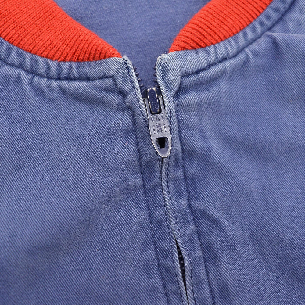 1970s BROOKS BROTHERS LINED COTTON ZIP-UP JACKET ... XL