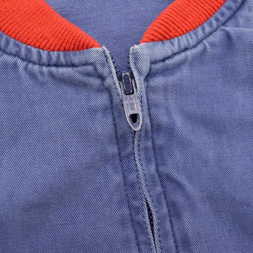 1970s BROOKS BROTHERS LINED COTTON ZIP-UP JACKET ... XL