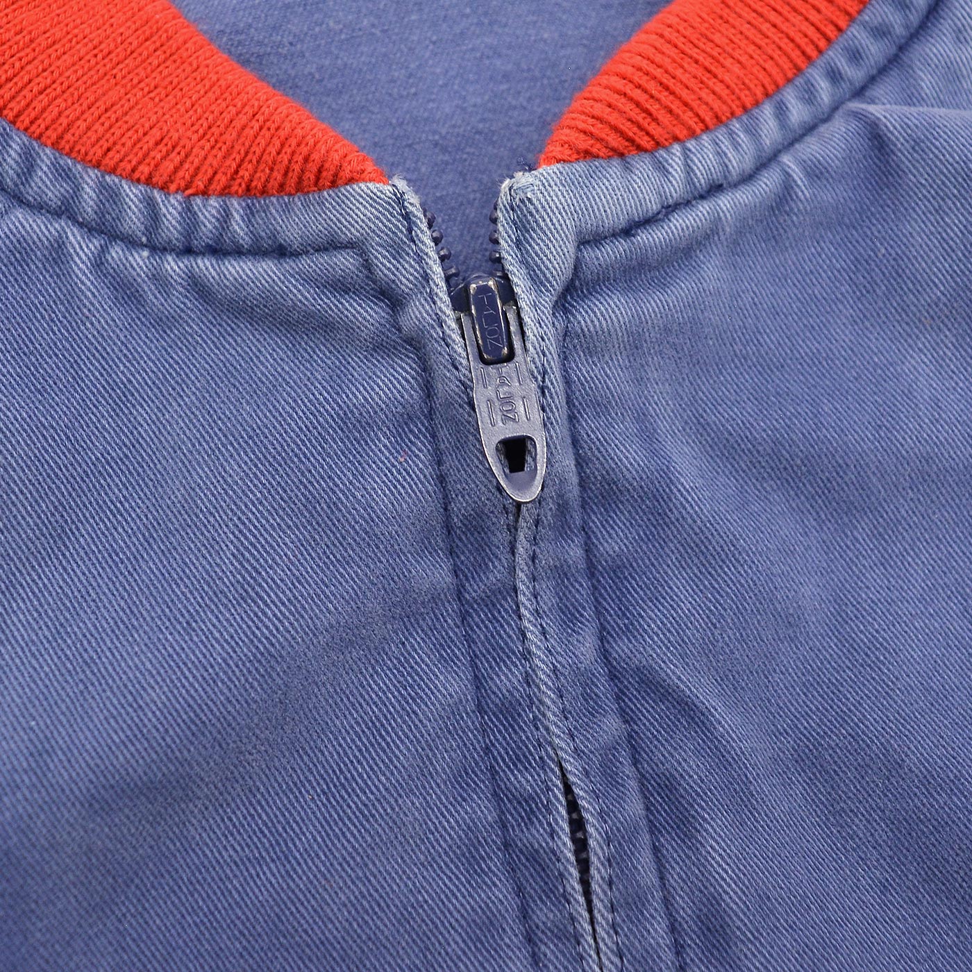 1970s BROOKS BROTHERS LINED COTTON ZIP-UP JACKET ... XL