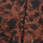 1980's GANDER MOUNTAIN BROWN DUCK HUNTER CAMO CHAMOIS SHIRT ... M