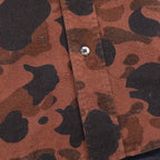 1980's GANDER MOUNTAIN BROWN DUCK HUNTER CAMO CHAMOIS SHIRT ... M