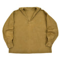 c.1930s BROWN COTTON PULLOVER JACKET / SAILOR COLLAR ...