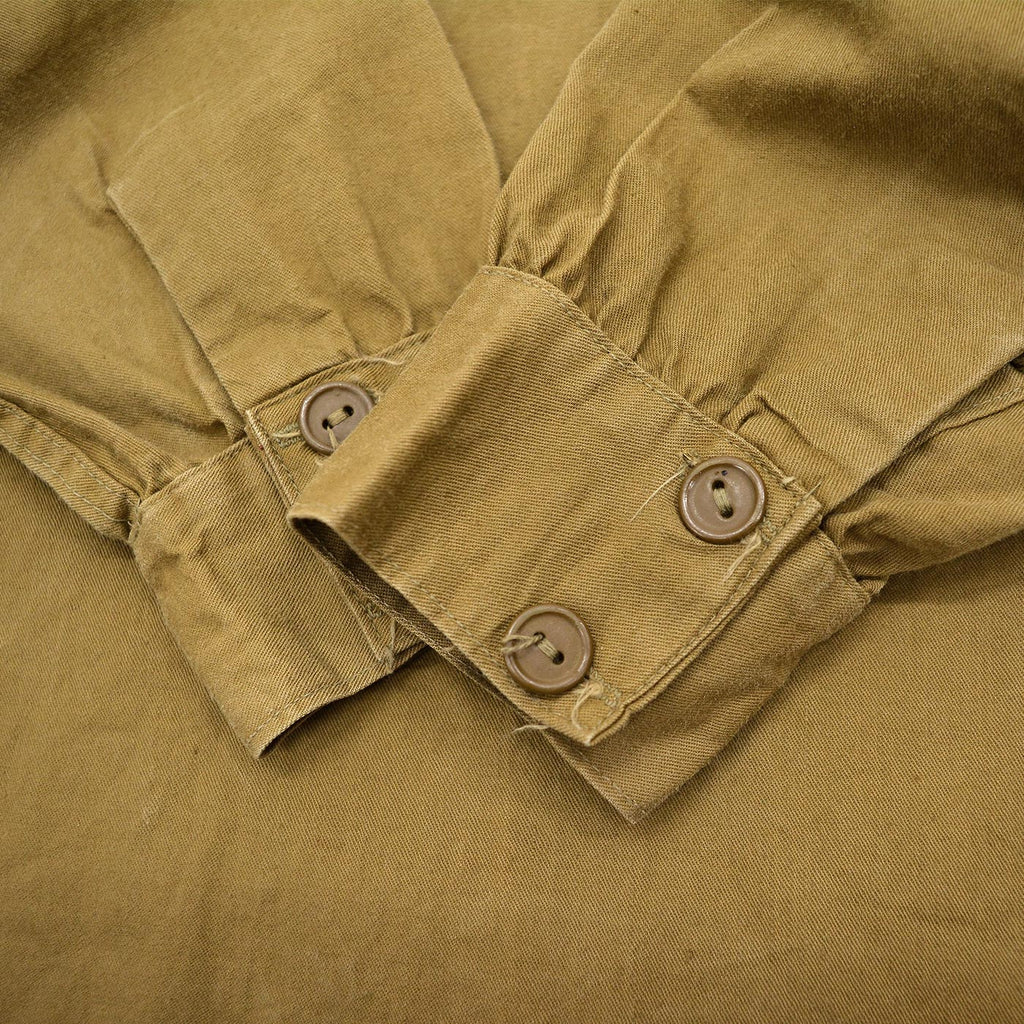 c.1930s BROWN COTTON PULLOVER JACKET / SAILOR COLLAR ...