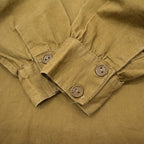 c.1930s BROWN COTTON PULLOVER JACKET / SAILOR COLLAR ...