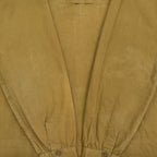 c.1930s BROWN COTTON PULLOVER JACKET / SAILOR COLLAR ...