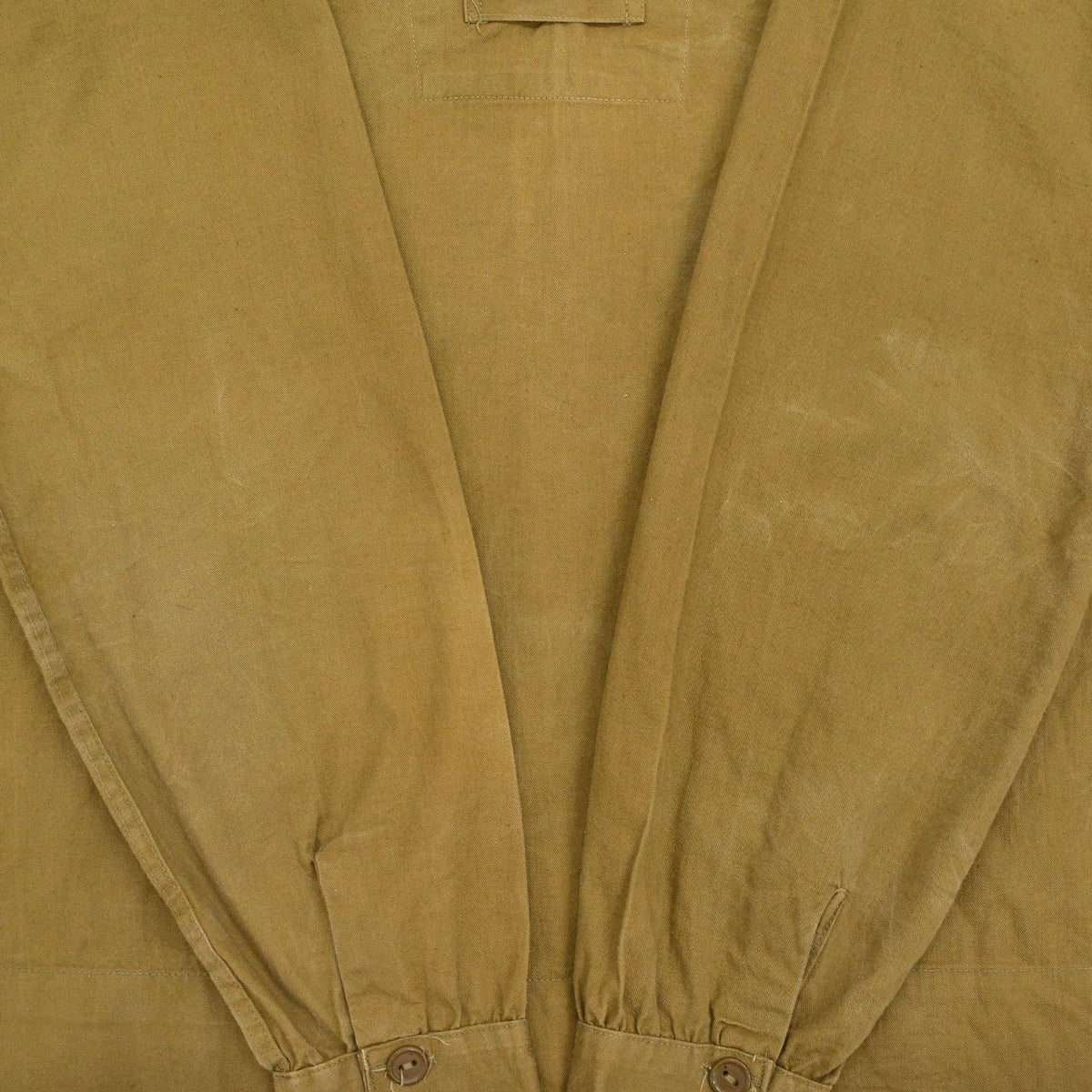 c.1930s BROWN COTTON PULLOVER JACKET / SAILOR COLLAR ...