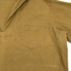 c.1930s BROWN COTTON PULLOVER JACKET / SAILOR COLLAR ...