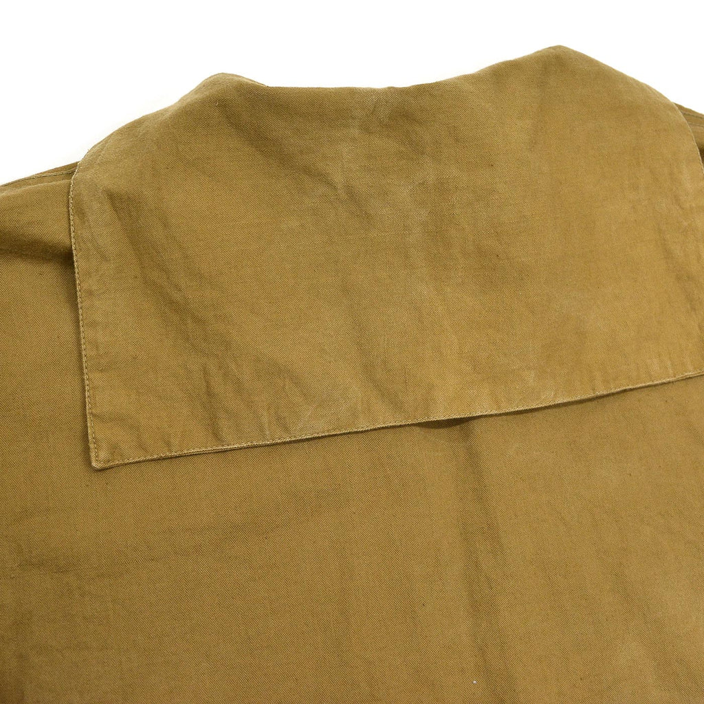 c.1930s BROWN COTTON PULLOVER JACKET / SAILOR COLLAR ...