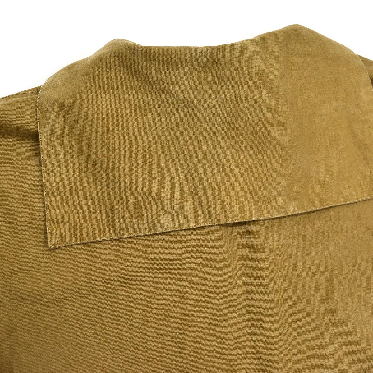 c.1930s BROWN COTTON PULLOVER JACKET / SAILOR COLLAR ...