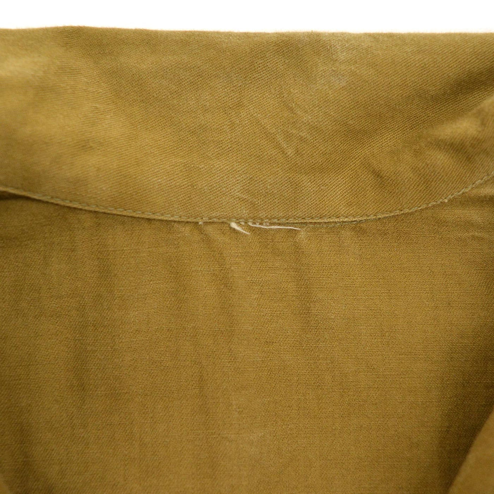 c.1930s BROWN COTTON PULLOVER JACKET / SAILOR COLLAR ...