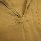 c.1930s BROWN COTTON PULLOVER JACKET / SAILOR COLLAR ...