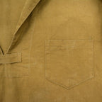 c.1930s BROWN COTTON PULLOVER JACKET / SAILOR COLLAR ...