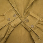 c.1930s BROWN COTTON PULLOVER JACKET / SAILOR COLLAR ...