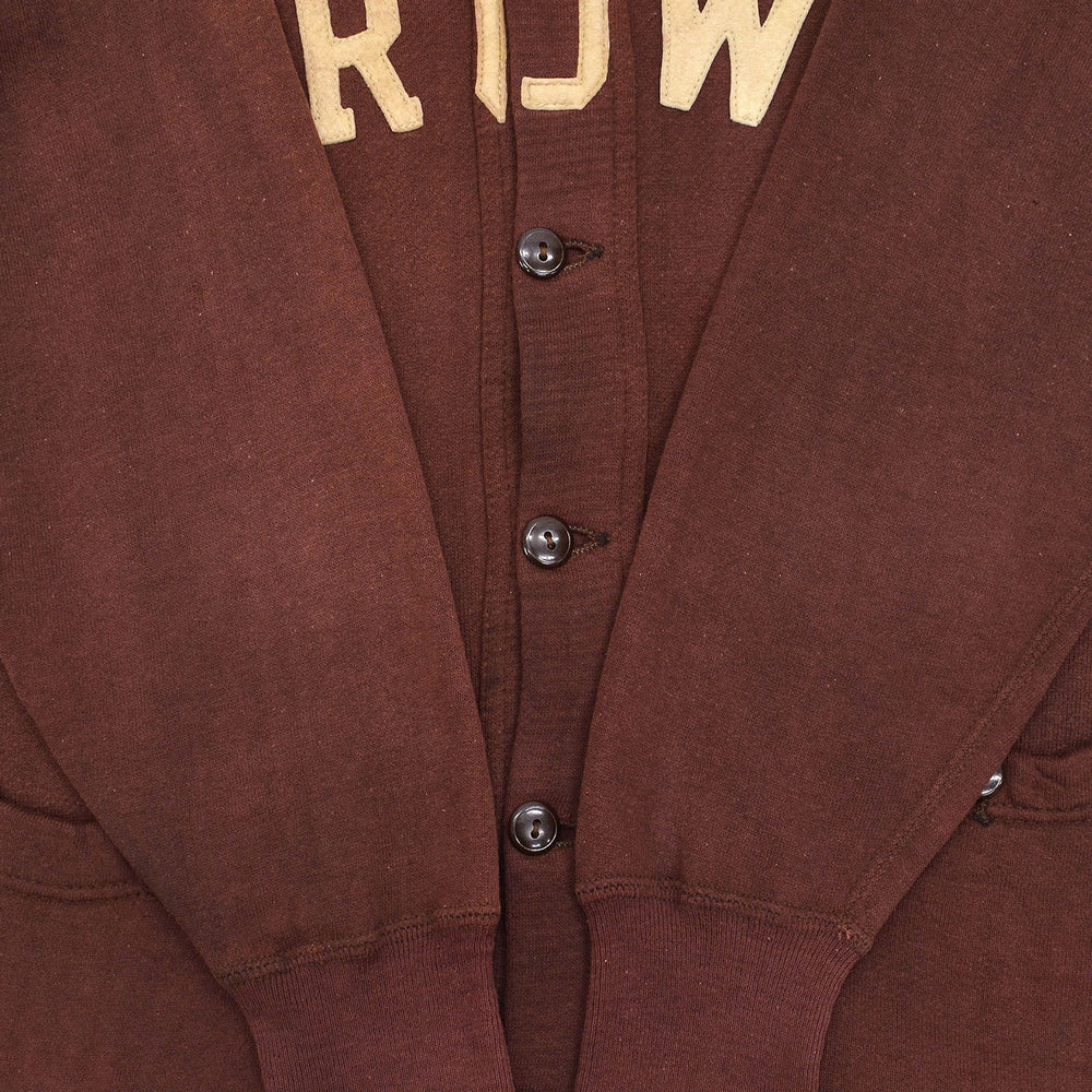 1940s BROWN UNIVERSITY SWEAT CARDIGAN / EXTREMELY RARE ...