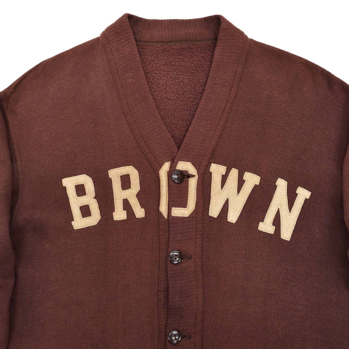 1940s BROWN UNIVERSITY SWEAT CARDIGAN / EXTREMELY RARE ...