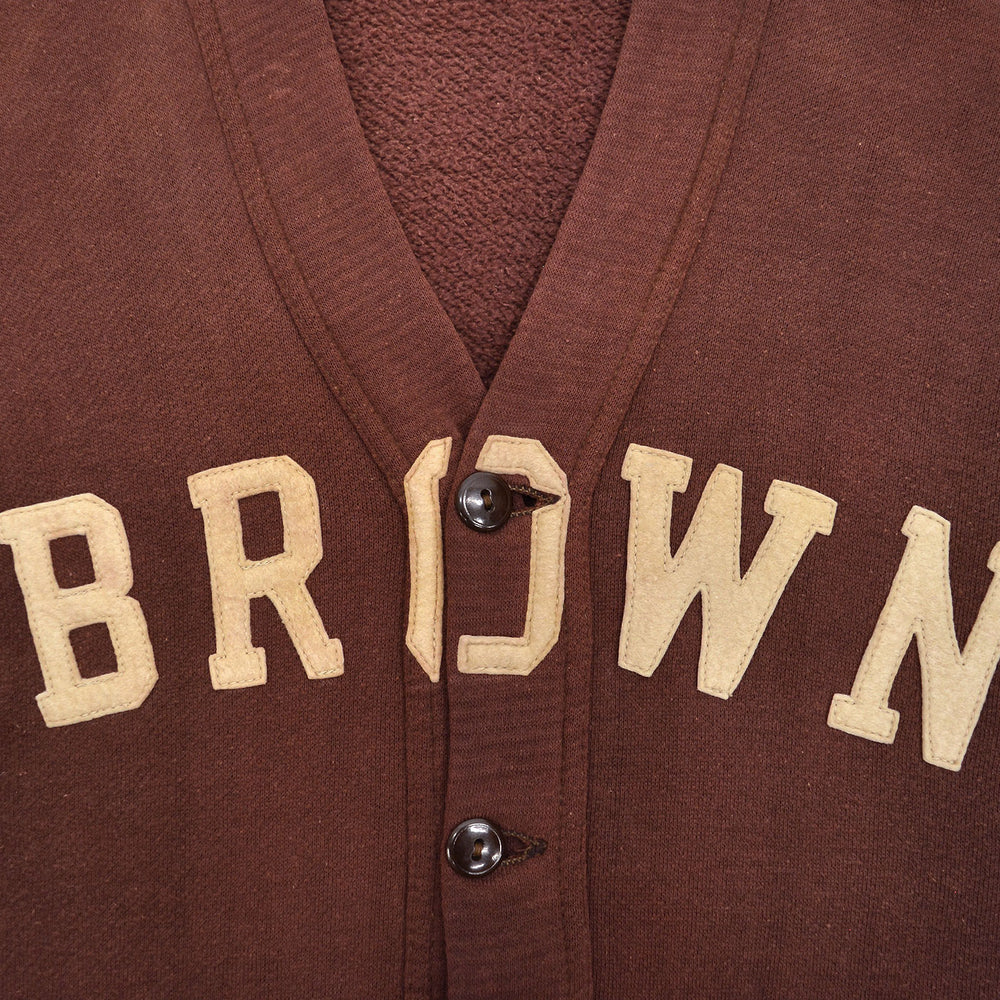 1940s BROWN UNIVERSITY SWEAT CARDIGAN / EXTREMELY RARE ...