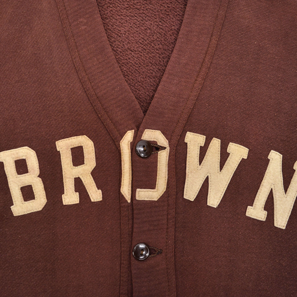 1940s BROWN UNIVERSITY SWEAT CARDIGAN / EXTREMELY RARE ...