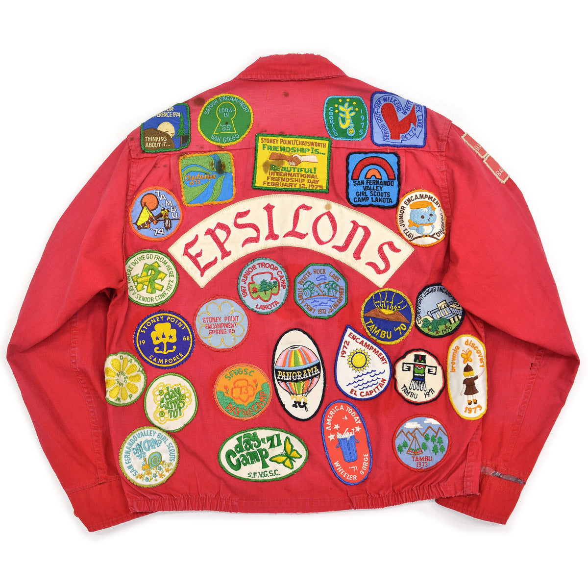 60's~ BOY SCOUT OFFICIAL JACKET / FULLY PATCHED ... M