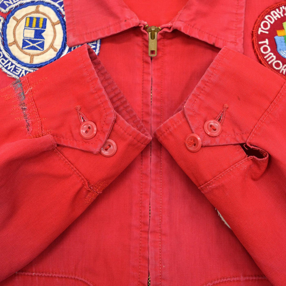 60's~ BOY SCOUT OFFICIAL JACKET / FULLY PATCHED ... M