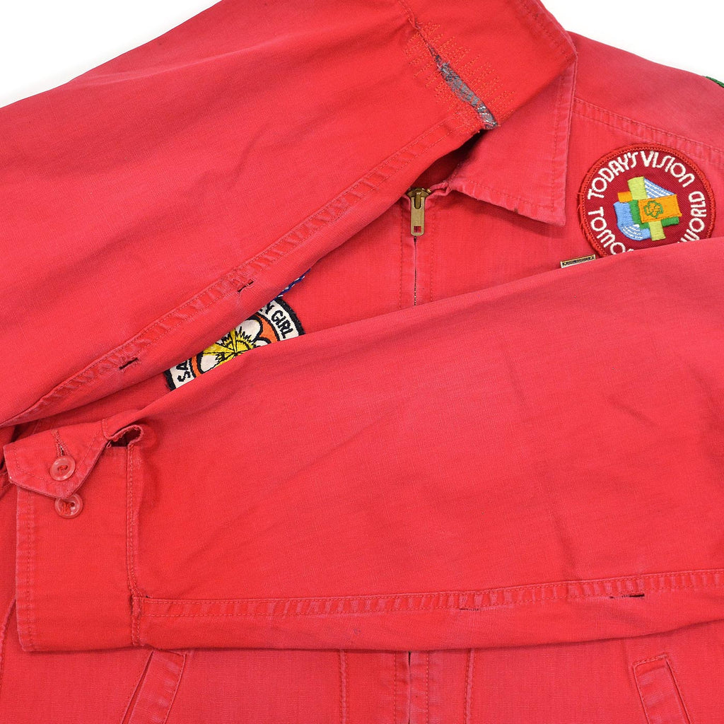 60's~ BOY SCOUT OFFICIAL JACKET / FULLY PATCHED ... M