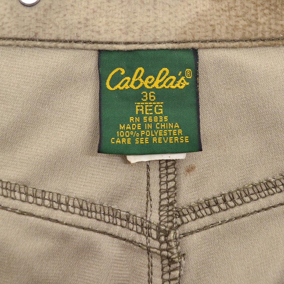 1990's~ CABELA'S CAMOUFLAGE CARGO PANTS ... W37.5