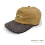 1990's~ CALVIN KLEIN JEANS LEATHER BRIM CAP...