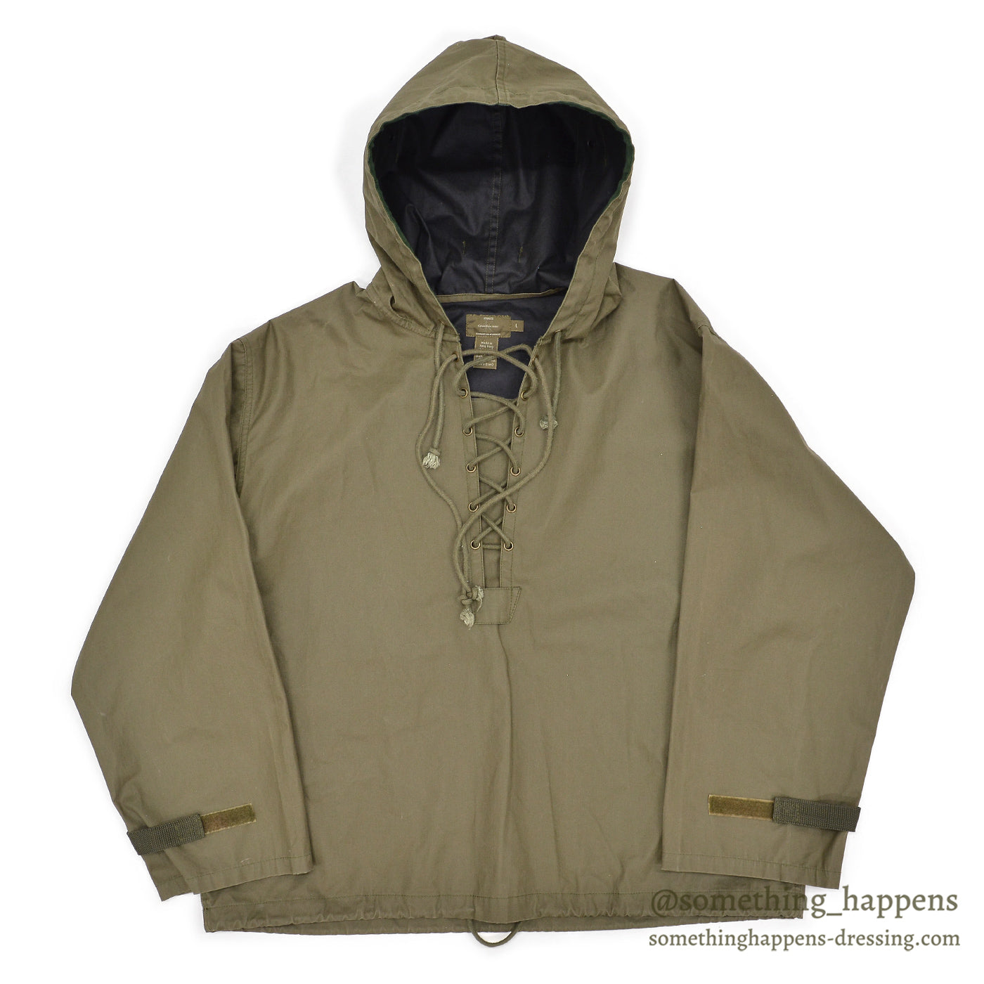 1990's~ CALVIN KLEIN JEANS FOUL WEATHER PARKA / KAHKI ... L