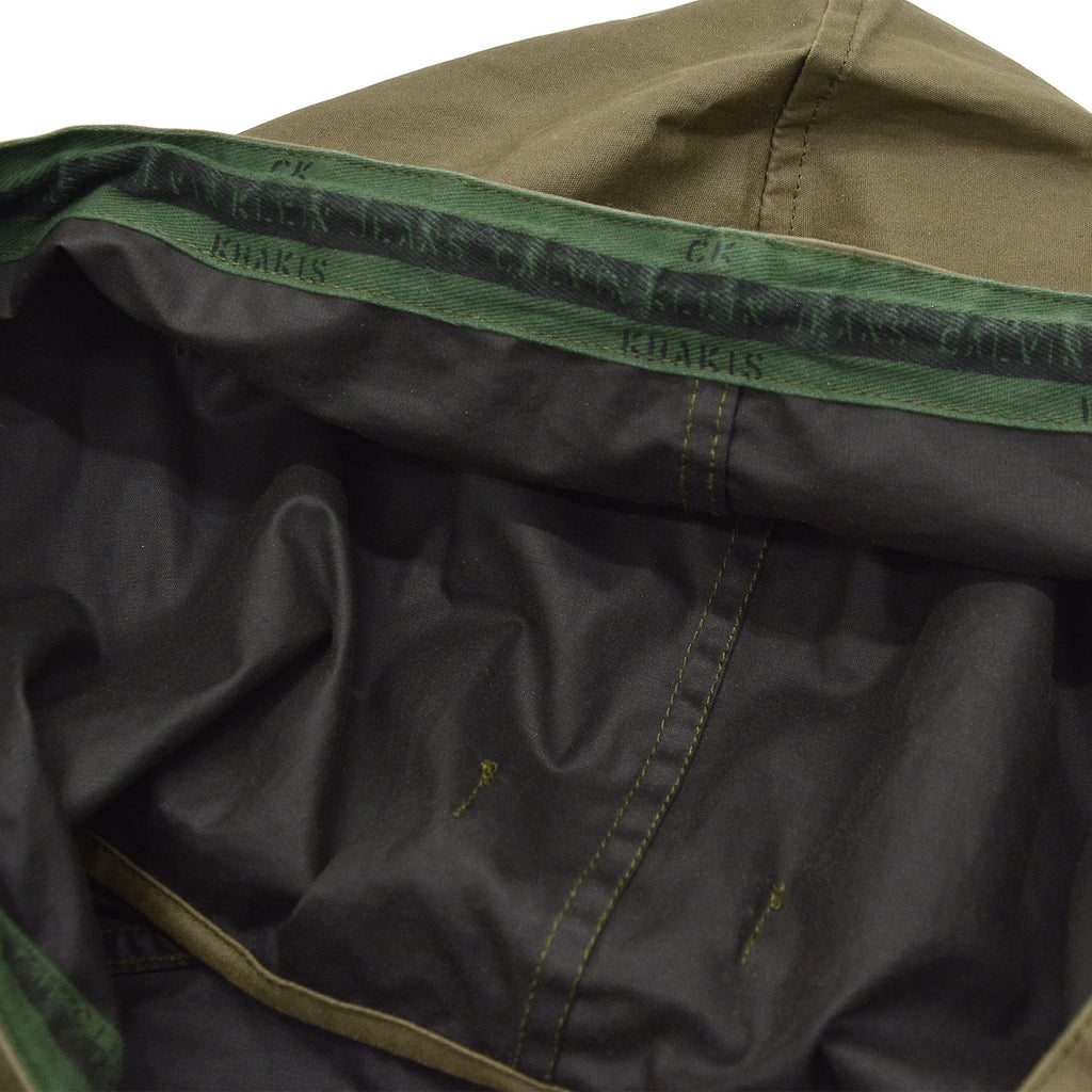 1990's~ CALVIN KLEIN JEANS FOUL WEATHER PARKA / KAHKI ... L