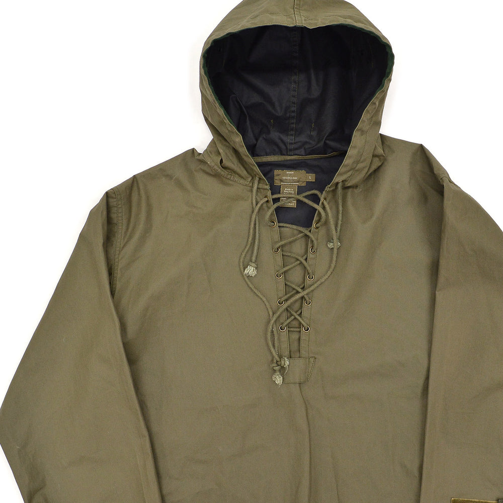 1990's~ CALVIN KLEIN JEANS FOUL WEATHER PARKA / KAHKI ... L