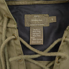 1990's~ CALVIN KLEIN JEANS FOUL WEATHER PARKA / KAHKI ... L