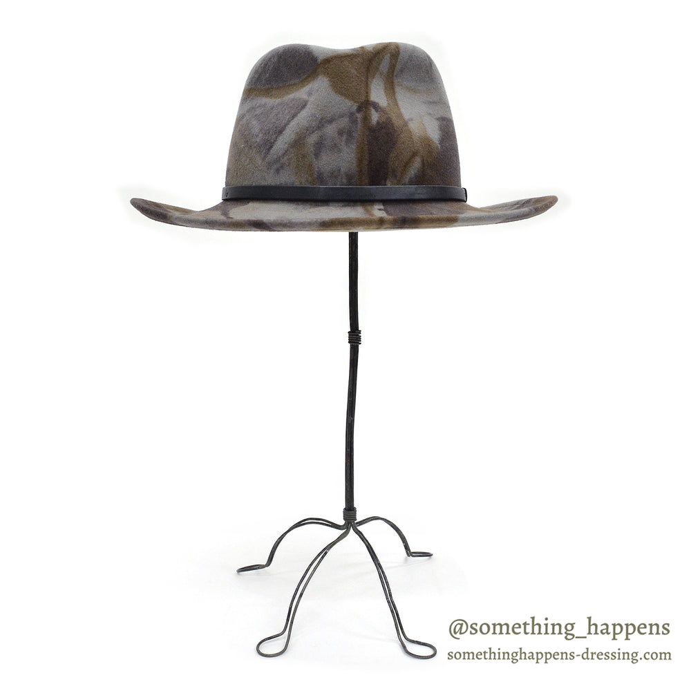 1990's BRONER CAMO LITE FELT WOOL HAT...L