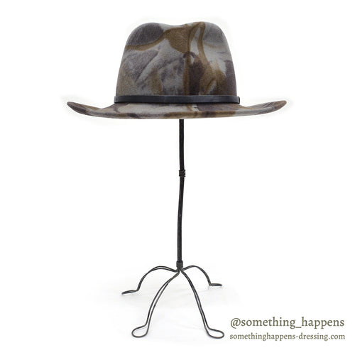 1990's BRONER CAMO LITE FELT WOOL HAT...L