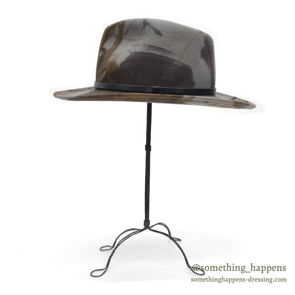 1990's BRONER CAMO LITE FELT WOOL HAT...L