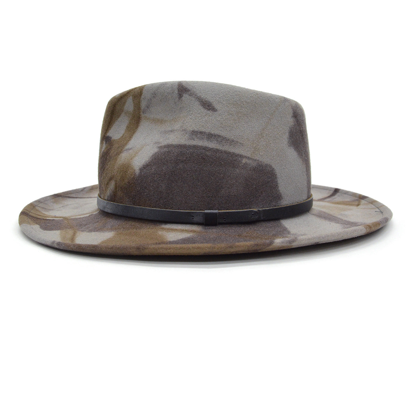 1990's BRONER CAMO LITE FELT WOOL HAT ... L