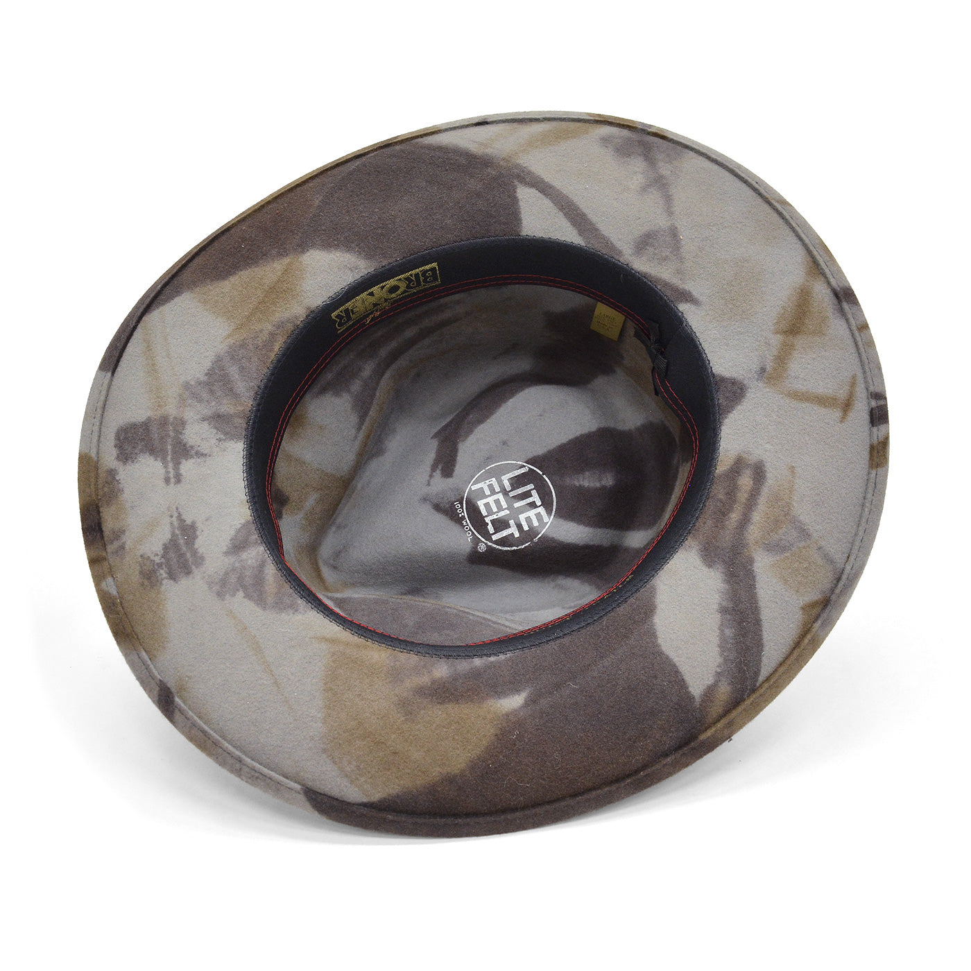1990's BRONER CAMO LITE FELT WOOL HAT ... L